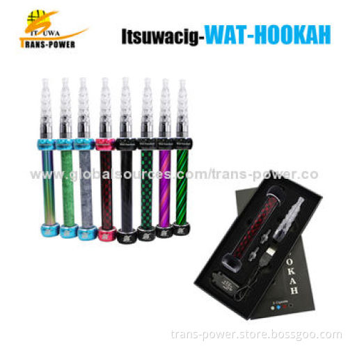 Electronic Cigarette, Itsuwa E-shisha Wat-hookah with 1,300mAh Water Sound Battery, LED Display